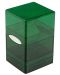 Cutie pentru cărțiи Ultra Pro Satin Tower - Glitter Green (100+ buc.) - 1t
