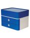 Cutie modulara cu 2 sertare Han - Allison smart plus, albastra - 1t