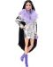 Păpușa Barbie Extra - Cu păr negru, cizme mov și accesorii - 2t