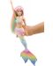 Papusa Mattel Barbie Dreamtopia Color Change - Sirena - 3t