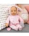 Păpușă cu sunete Bayer - Anna Baby, iepuraș roz deschis, 38 cm - 5t