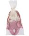 Păpușă textilă Asi Dolls - Micul iepuraș Olivia, roz cu stele albe, 34 cm - 2t