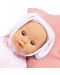 Păpușă cu sunete Bayer - Anna Baby, iepuraș roz deschis, 38 cm - 4t