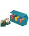 Cutie de depozitare a cardurilor - Ultimate Guard Arkhive XenoSkin - Monocolor Petrol (400+ buc.) - 4t