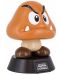 Mini lampa Paladone Nintendo Super Mario - Goomba, 10 cm - 2t