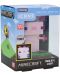Lampă Paladone Games: Minecraft - Axolotl Icon - 6t