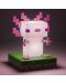Lampă Paladone Games: Minecraft - Axolotl Icon - 4t