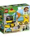 Constructor Lego Duplo Town - Camion si excavator (10931) - 2t