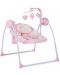 Leagăn electric pentru bebeluși Cangaroo - Baby Swing +, roz - 1t