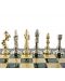 Șah de lux Manopoulos - Renaștere, câmpuri verzi, 36 x 36 cm - 3t