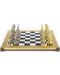 Șah de lux Manopoulos - Renaștere, câmpuri negre, 36 x 36 cm - 2t