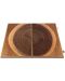 Table de lux din lemn de nuc natural , 48 x 30 cm - 2t