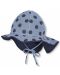 Pălărie de vară pentru copii cu protecție UV 50+ Sterntaler - 49 cm, 12-18 luni, albastră - 1t