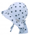 Palarie de vara cu protectie UV 50+ Sterntaler -Punctat, pentru o fată, 47 cm, 9-12 luni, albastru - 2t