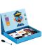 Joc educațional magnetic Deli - Fețe într-o cutie, cărți, 82 de elemente - 2t