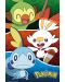 Poster maxi GB eye Animation: Pokemon - Galar Starters - 1t