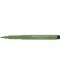 Marker cu pensula Faber-Castell Pitt Artist - Verde masliniu (167) - 4t