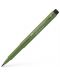 Marker cu pensula Faber-Castell Pitt Artist - Verde crom (174) - 1t