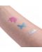Markere de tatuaje Kidea - 3 piese + 12 sabloane - 4t