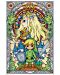 Poster maxi Pyramid - The Legend Of Zelda (Stained Glass) - 1t