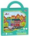 Raya Toys Puzzle magnetic - City Traffic, 40 de piese - 1t