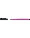 Marker cu pensula Faber-Castell Pitt Artist - Roz violet (125) - 3t