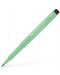Marker cu pensula Faber-Castell Pitt Artist - Verde ftalic deschis (162) - 1t