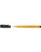 Marker cu pensula Faber-Castell Pitt Artist - Galben crom inchis (109) - 3t