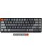 Tastatura mecanica Keychron - K6 H-S Aluminum, Clicky, neagra - 1t