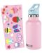 Sticlă metalică Skip Hop - Pink, 380 ml - 3t