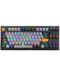 Tastatură mecanică Marvo - KG980-B, Blue switches, RGB, neagră - 2t