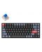 Tastatură mecanică Keychron - K2 Pro, H-S, Blue, White LED, negru - 1t