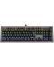 Tastatura mecanica NOXO - Conqueror, comutator albastru, negru - 1t
