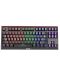 Tastatura mecanica Marvo - KG953, Blue switches, LED, neagra - 1t
