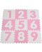Puzzle pardoseala din spuma moale pentru copii Sun Ta - Cifre, 9 piese, roz - 1t