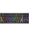 Tastatură mecanică Genesis - Thor 404 TKL, Gateron yellow pro, RGB, negru - 1t