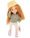 Păpușă moale Orange Toys Sweet Sisters - Sunny cu un pulover verde, 32 cm - 1t