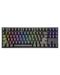 Tastatură mecanică Genesis - Thor 404 TKL, Kailh box maro, RGB, negru - 1t