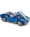 Mașină din metal Welly - Shelby Cobra 427, 1:24, albastru - 2t