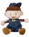 Păpușă moale Amek toys - Băiat în haine din denim, 12 cm - 1t