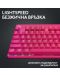 Logitech Tastatură mecanică - G Pro X TKL, fără fir, tactilă GX, roz - 5t