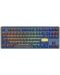 Tastatura mecanica Ducky - One 3 Daybreak TKL, MX Silver, albastra - 1t