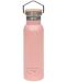Sticlă metalică Lassig - Adventure, 460 ml, roz - 1t