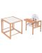Tampă moale pentru scaun de masă din lemn New Baby - Urs - 3t