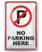 Tabela metalica - No parking - 1t