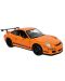 Mașină din metal Welly - Porsche 911 GT3, 1:24,portocale - 1t