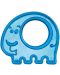 Dentitie moale pentru bebelusi Canpol - Elefant, albastru - 1t