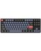 Tastatură mecanică Keychron - K8 Pro, H-S, Clicky, RGB, neagră - 1t