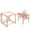 Tampă moale pentru scaun de masă din lemn New Baby - Urși - 3t