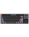 Tastatură mecanică Keychron - K8 Pro HS TKL, Brown, RGB, negru - 3t